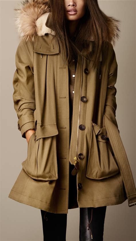 burberry women's parkas|burberry parka men.